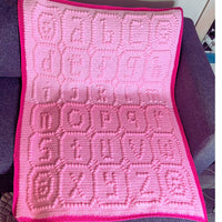 ABC Blocks Crochet Baby Blanket