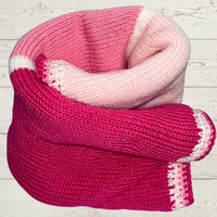 Knitted Striped Baby Blanket