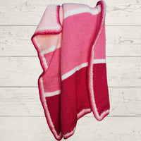 Knitted Striped Baby Blanket