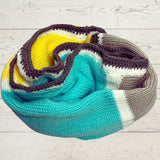 Knitted Striped Baby Blanket