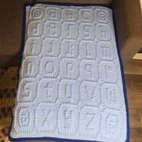 ABC Blocks Crochet Baby Blanket