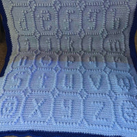 ABC Blocks Crochet Baby Blanket