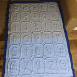 ABC Blocks Crochet Baby Blanket