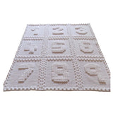 Numbers Crochet Baby Blanket