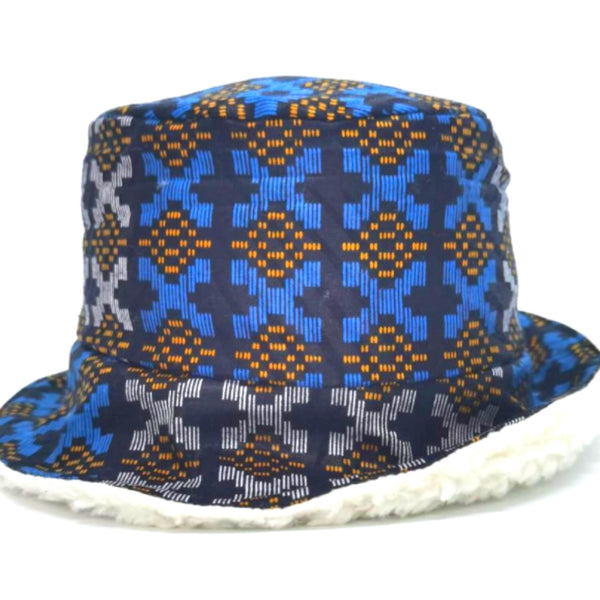 Personalized Fall Winter Bucket Hat - African Print