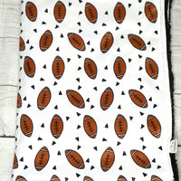 Football Minky Baby Blanket