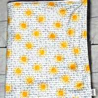 You Are My Sunshine Minky Baby Blanket