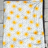 You Are My Sunshine Minky Baby Blanket