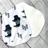 Minky Baby Burp Cloth